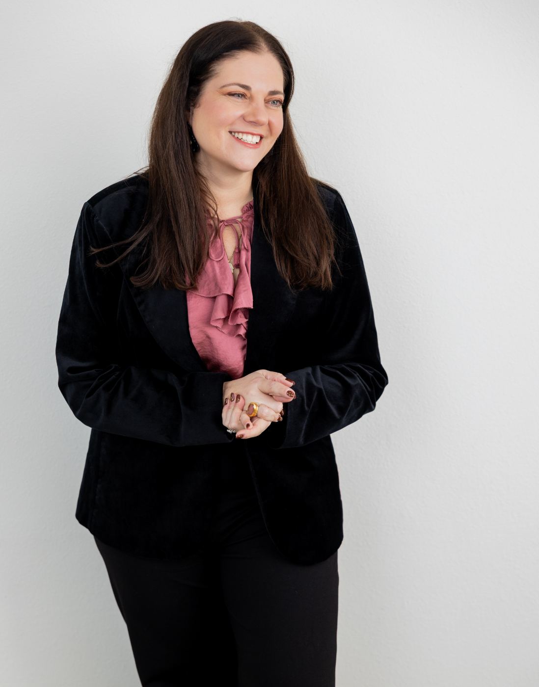 Studio portrait of Jamie Latiano Jacobs